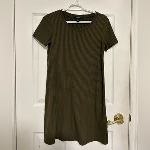 Green T-shirt Dress